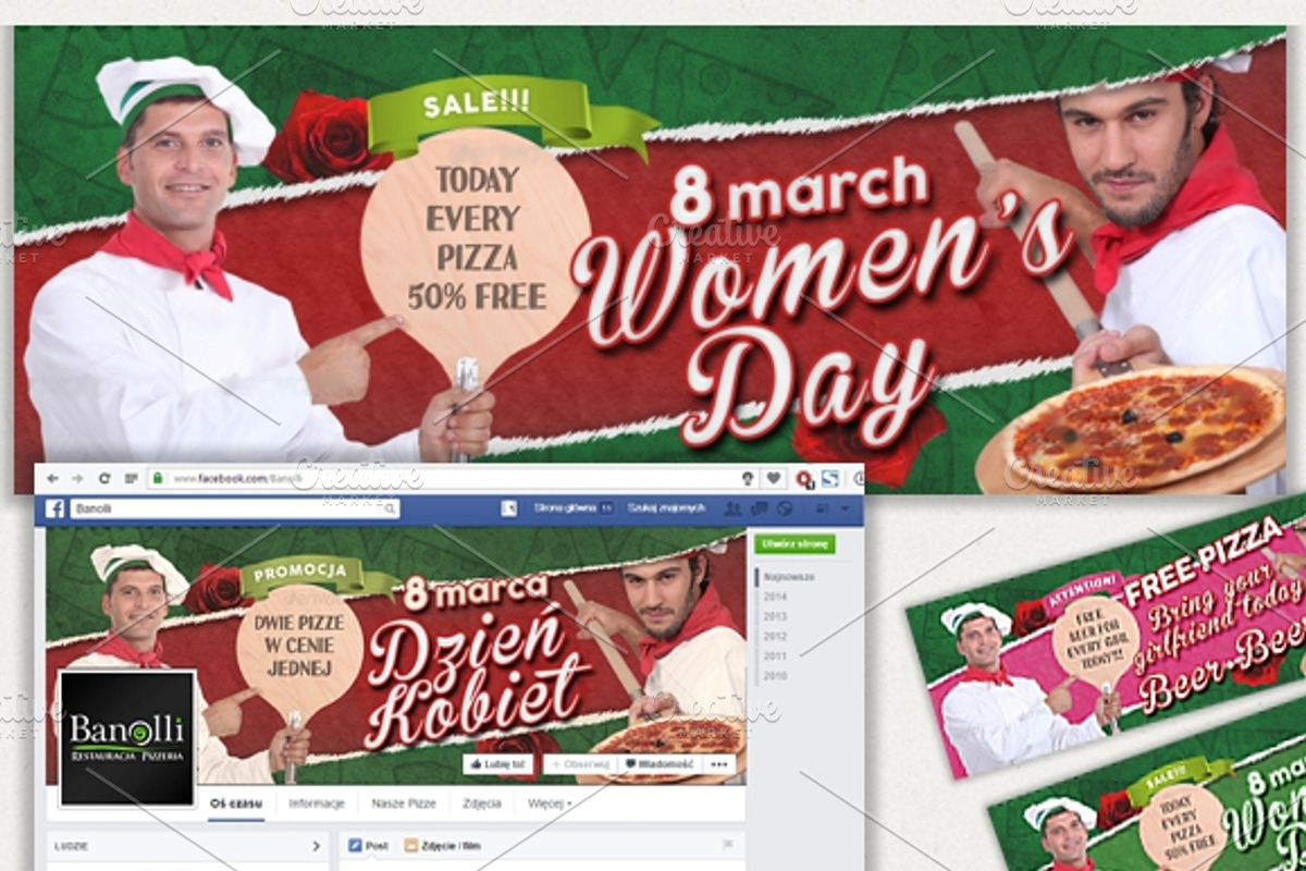 Food Holiday Timeline Cover & Banner, a Templates & Theme by Contentment (Photo 1 of 3)