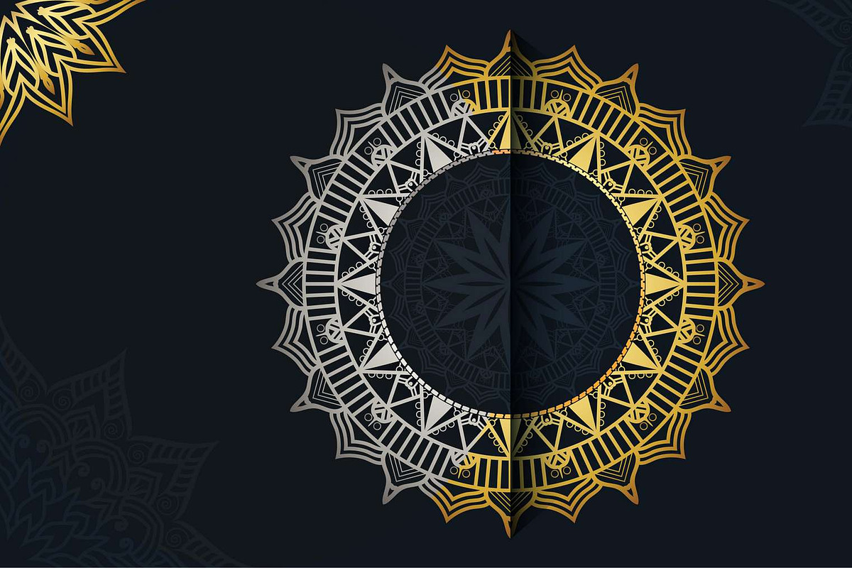 560+ Mandala Design Mega Collection, a Decorative Illustration by NJ Himel (Photo 113 of 289)