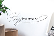 Hegomoni Signature, a Script Font by Raseuki (Thumbnail 1 of 13)