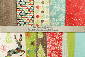 Joy To The World Digital Papers