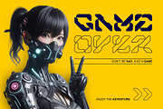 Robomyr - Futuristic Font, a Sans Serif Font by Hakara Type (Thumbnail 3 of 10)