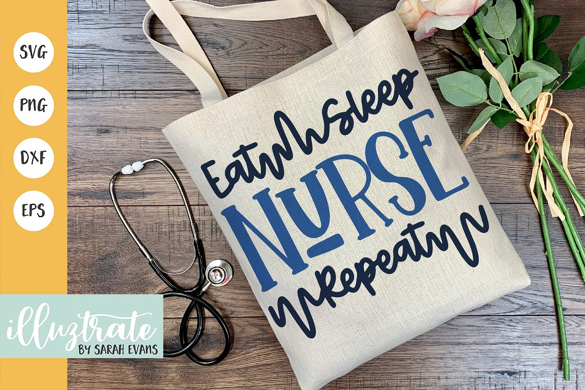 Nurse SVG Cut File Bundle, a Healthcare Illustration by illuztrate (Photo 8 of 13)