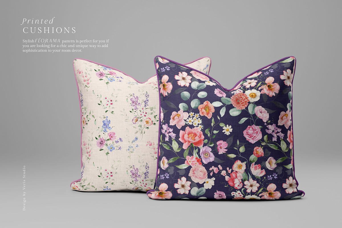 Florama Watercolor Floral Summer Set, a Decorative Illustration by Veris Studio (Photo 22 of 23)