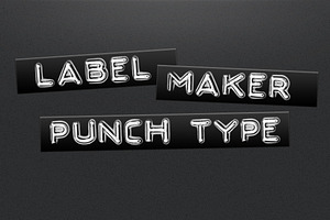 Label Maker Punch Type