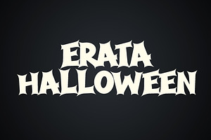 Erata - Bold Display Type Font