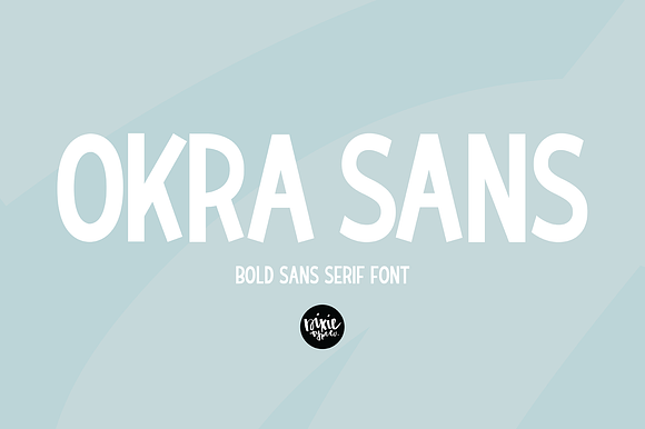 OKRA SANS Bold Sans Serif Font preview 8