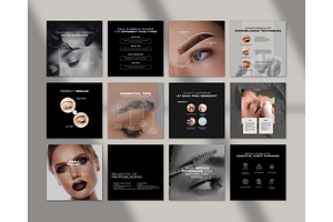 PMU & Microblading Template - Canva