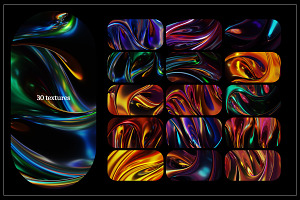 Glossy Gradients - Abstract Textures