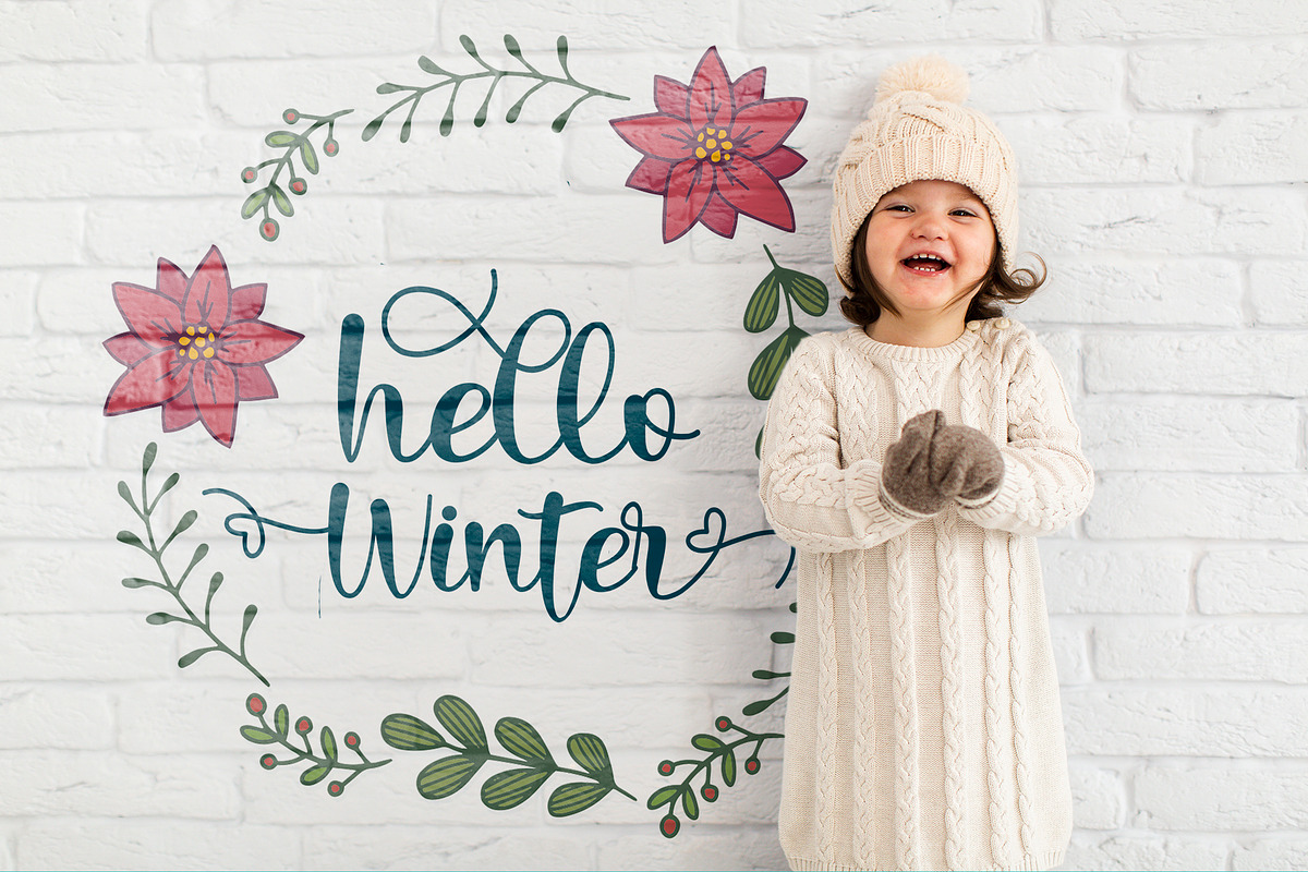 Christmas Lights, a Script Font by Letterara (Photo 7 of 10)
