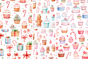 Watercolor Cake Scrapbook Paper, a Background Graphic by Printable Treasure (Thumbnail 2 of 3)