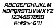 Squared Off JNL, a Sans Serif Font by Jeff Levine Fonts (Thumbnail 5 of 5)