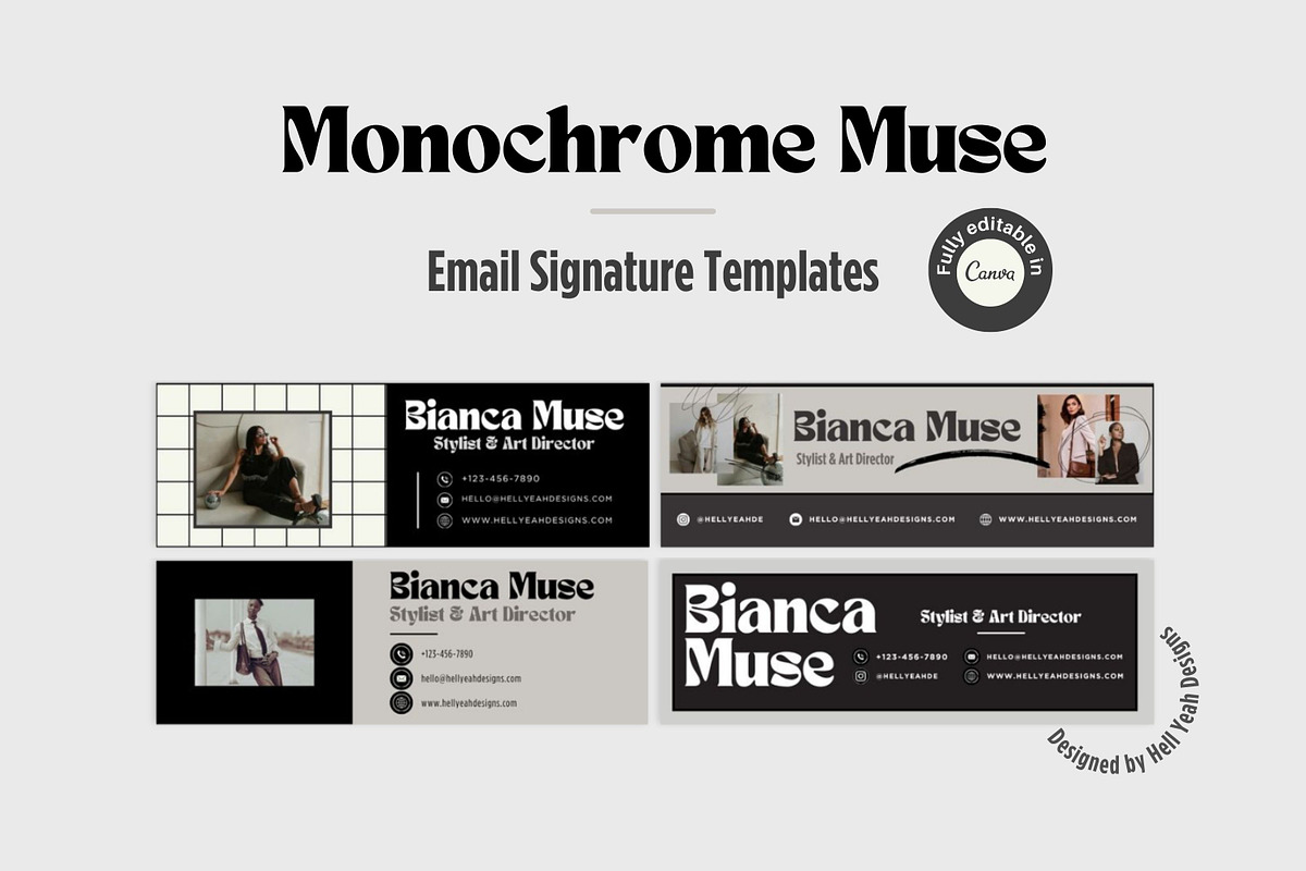 Modern email Signature Templates