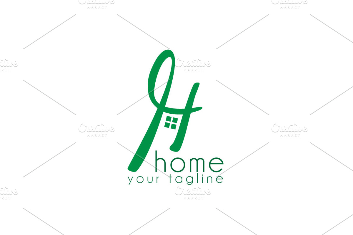 Letter H - Home Logo, a Branding & Logo Template by Sahade Studio (Photo 1 of 4)