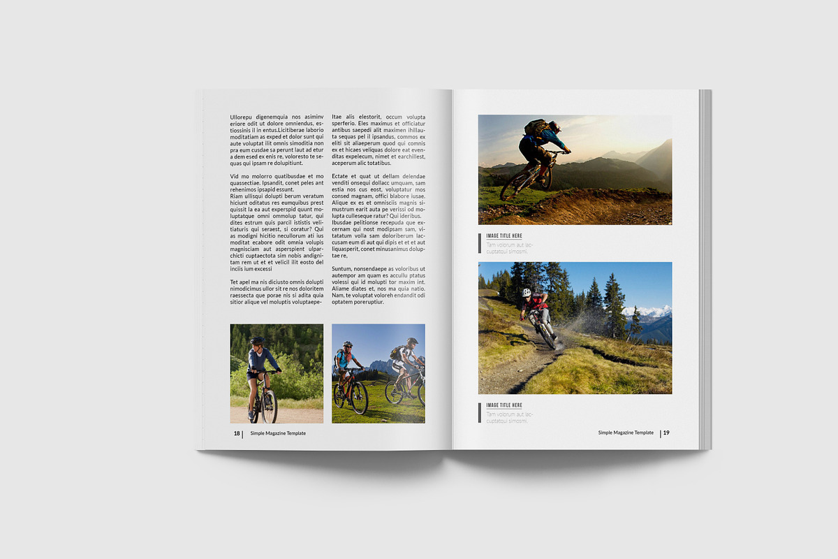 A5 Simple & Clean Magazine Template, a Magazine Template by Uloel Design (Photo 8 of 12)