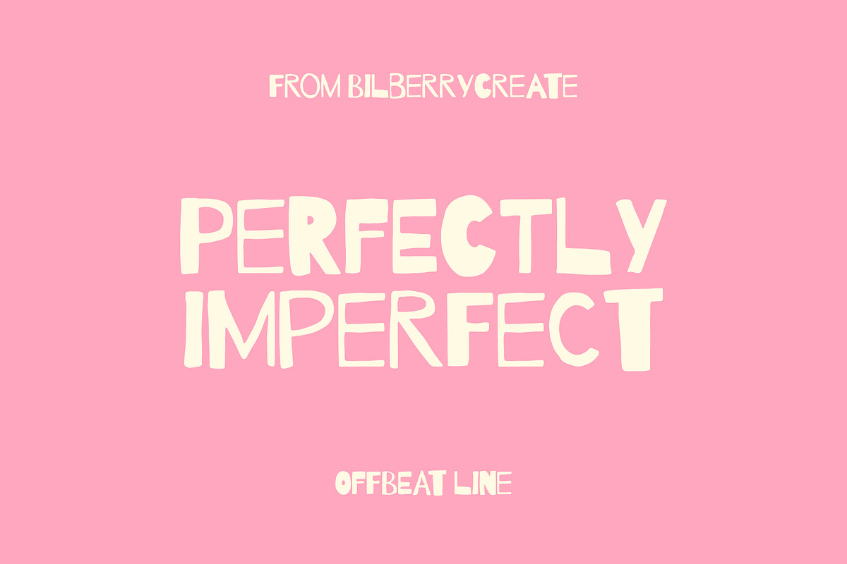 OFFBEAT LINE UGLY SANS, a Handwritten Font by BilberryCreates (Photo 9 of 14)