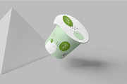 Yogurt Cup Mockups, a Packaging Mockup by megostudi0 (Thumbnail 6 of 7)