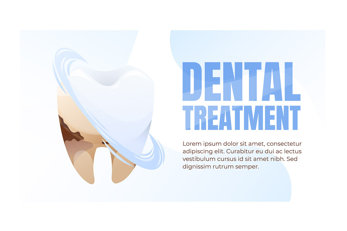 Dental Care Posters Set, a Marketing Template by EeKayStore (Photo 2 of 7)