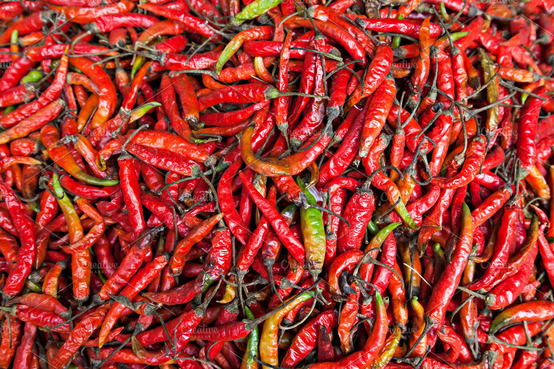 Red chili pepper, a Photo by saiko3p