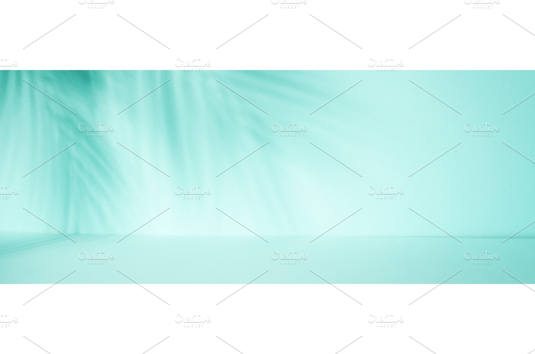 Blue background with palm shadows., a Background Photo by Nadia-nb
