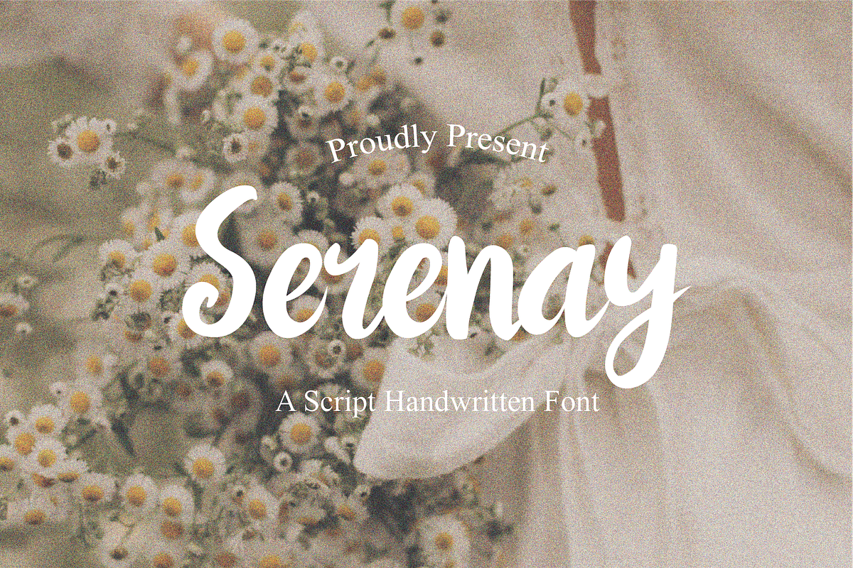 Serenay | Script Handwritten, a Script Font by Berdansabersama (Photo 1 of 8)