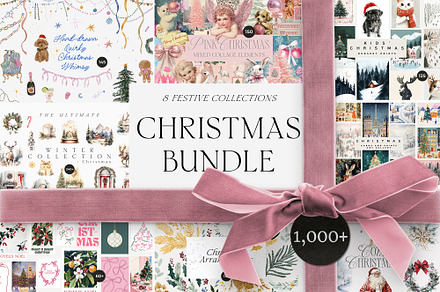CHRISTMAS BUNDLE (1,000+), an Object Graphic by Lana Elanor