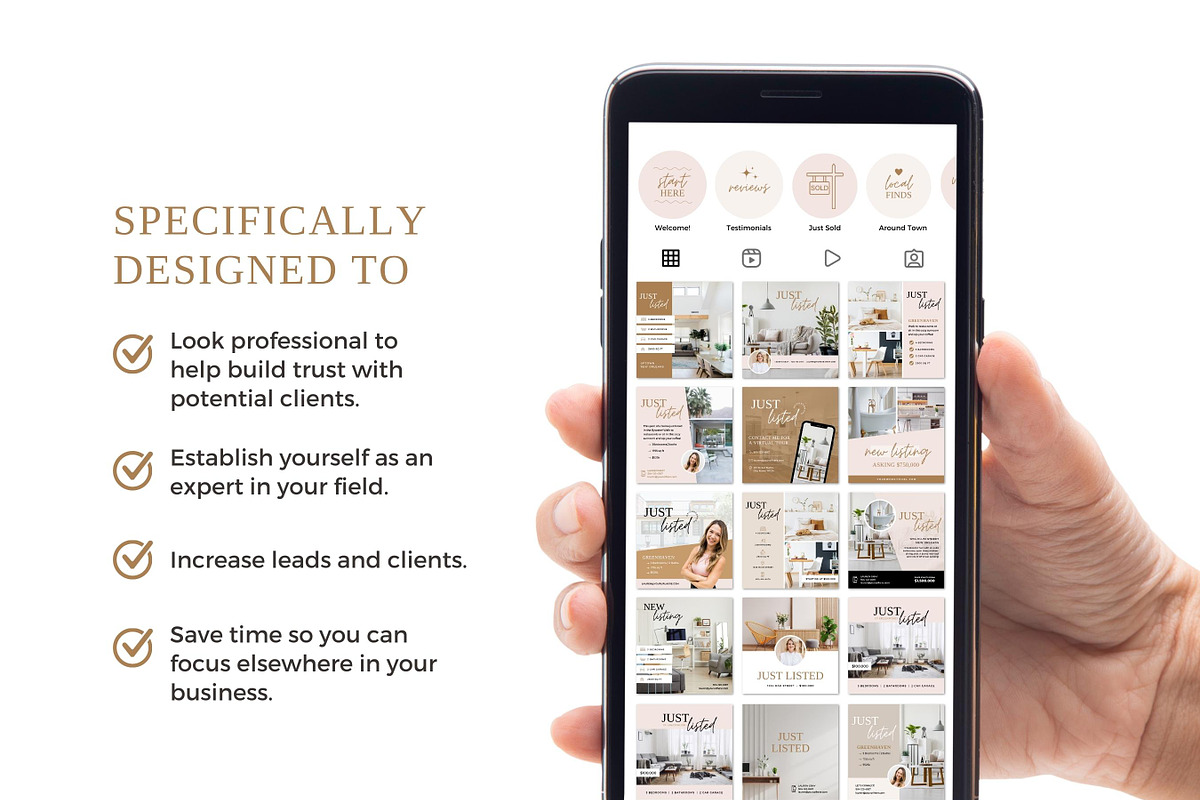 Instagram Story Highlight Covers, a Social Media Template by Ciera Design Templates (Photo 2 of 7)