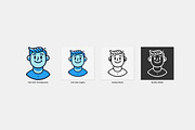 74 Bold Line Art User Avatar Pack, an Outline Icon by Aura Canyon HQ (Thumbnail 9 of 10)