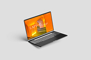Laptop Mockup, a Mac Mockup by Pikachudesign (Thumbnail 4 of 4)