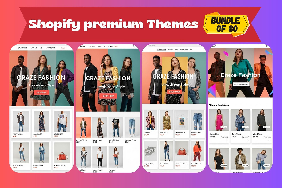 Shopify Premium bundle of 80 Themes, a Shopify Template by Aban's World (Photo 49 of 59)