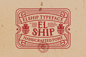 Elship A Western Slab Serif Font