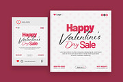 Valentine's Day Instagram Bundle, a Social Media Template by Saman Osama (Thumbnail 2 of 5)