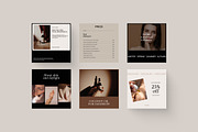 Modern Instagram feed templates, a Social Media Template by Make It Yours Lab. (Thumbnail 1 of 10)