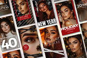 Brows & Lashes Instagram Holidays, a Social Media Template by DesignsbyMariaStudio (Thumbnail 5 of 10)