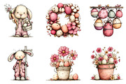 Farmhouse Easter Decor Clipart, an Illustration by CreationArt (Thumbnail 7 of 7)