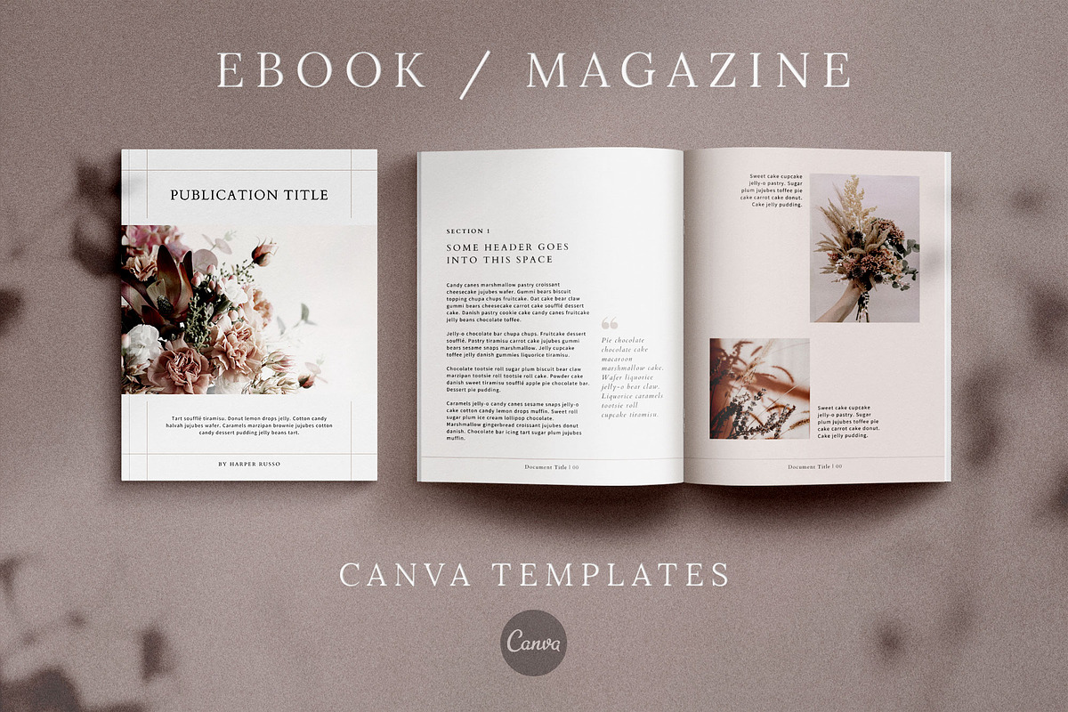 eBook - Magazine Canva Template, a Magazine Template by Studio Sugoi (Photo 1 of 10)