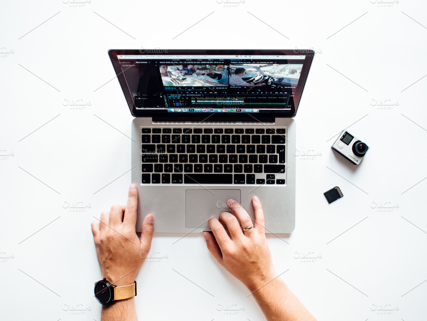 Video editing containing gopro, go pro, and camera, a Technology Photo by Pawel Kadysz