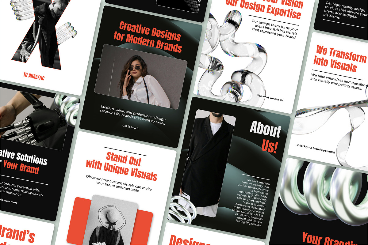Canva Creative Agency Social Media, a Design Template by SecondBrain Store (Photo 8 of 10)