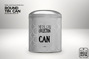 Round Tall Tin Can Packaging Mockup, a Cups & Container Mockup by INCDesign (Thumbnail 4 of 7)
