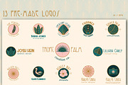 Logos & Graphics: Tropical Art Deco, an Icon by Liseno Designs (Thumbnail 2 of 9)