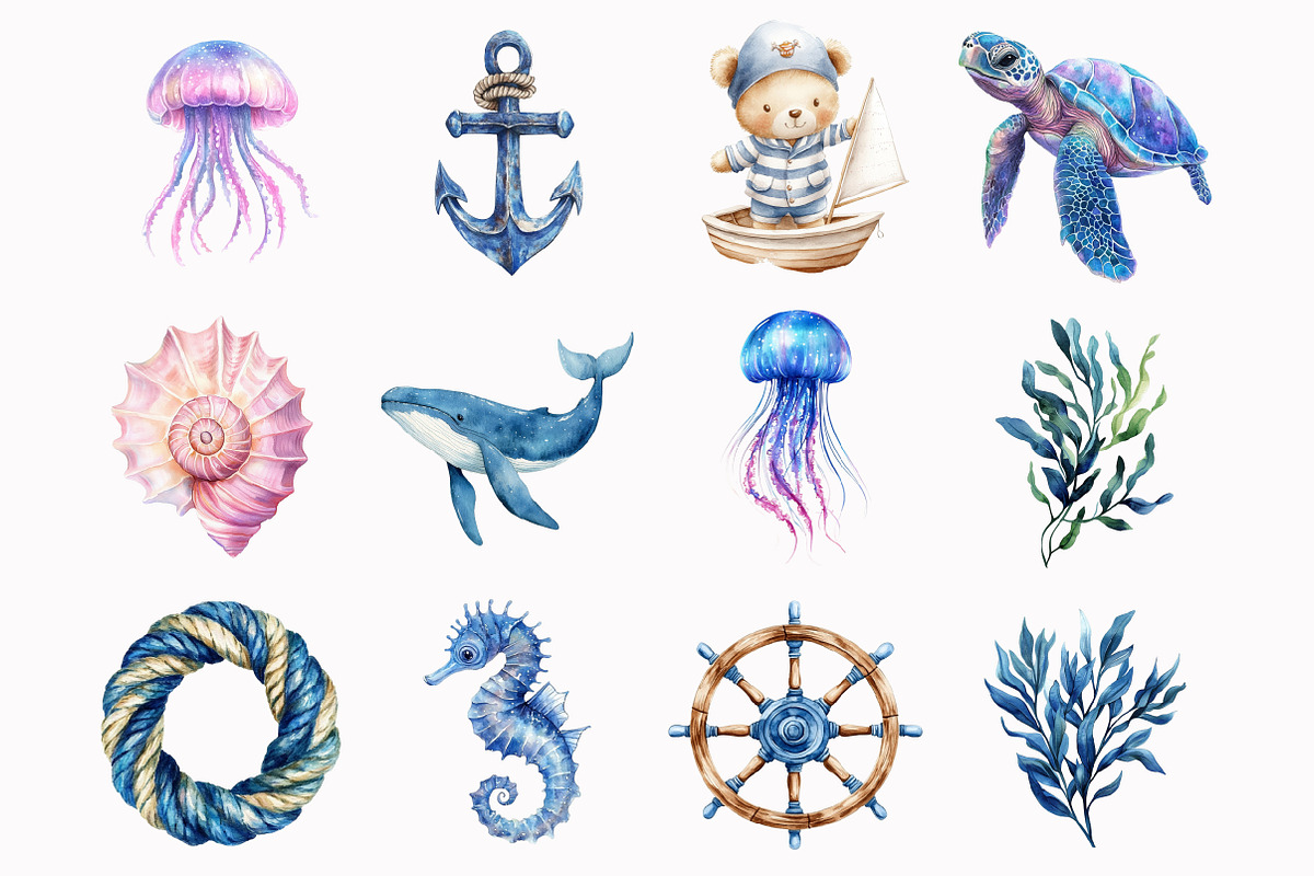 Nautical and Marine Clipart, an Animal Illustration by Design Market (Photo 2 of 4)