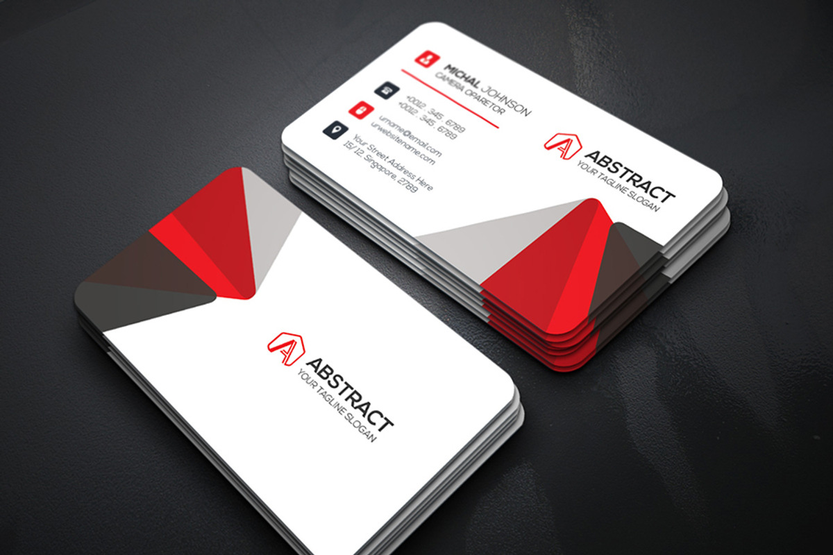 Abstract Business Card, a Business Card Template by GenerousArt (Photo 1 of 2)