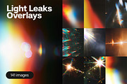 141 Light Leaks Overlays, a Background Graphic by Handmadefont (Thumbnail 1 of 20)