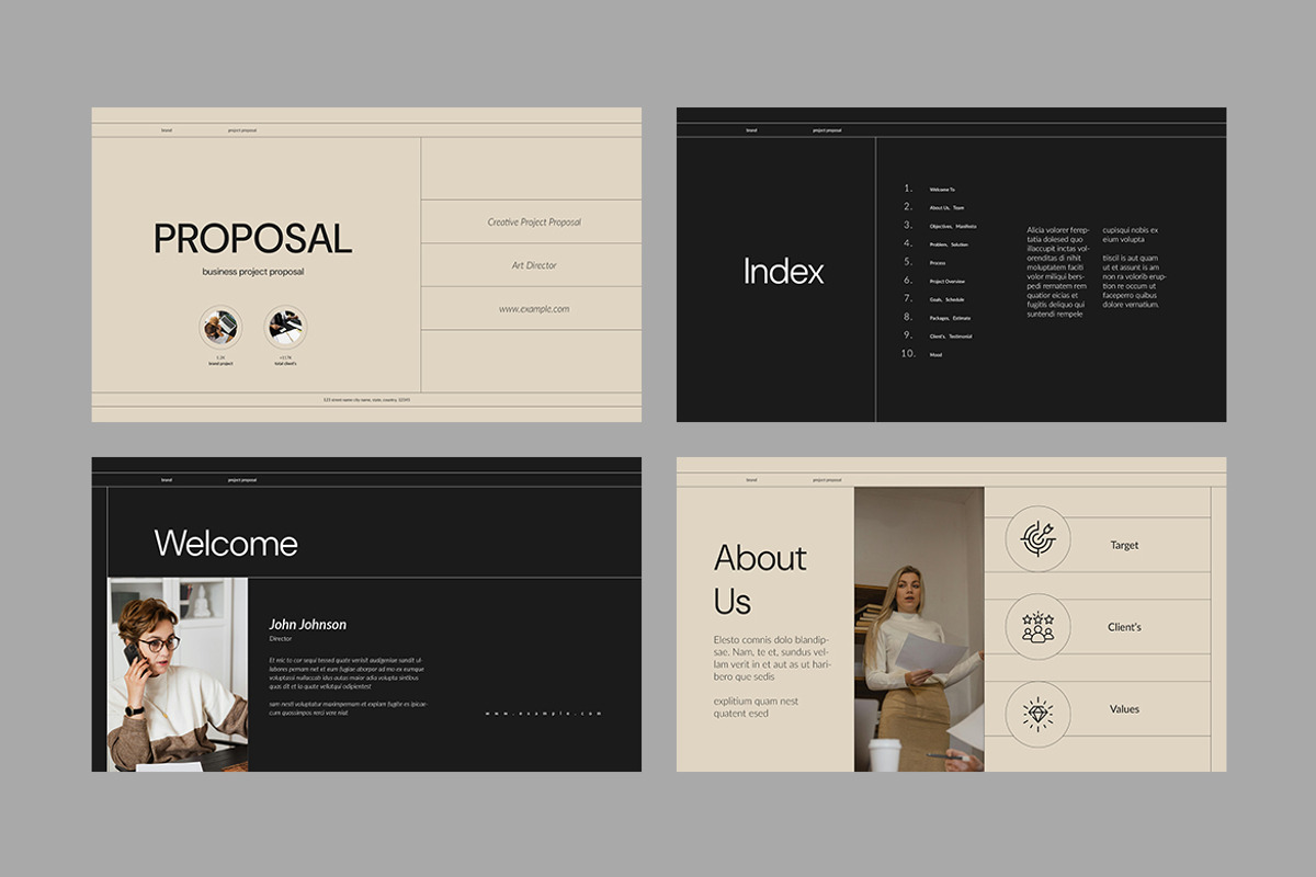 Business Proposal Keynote Template preview 3