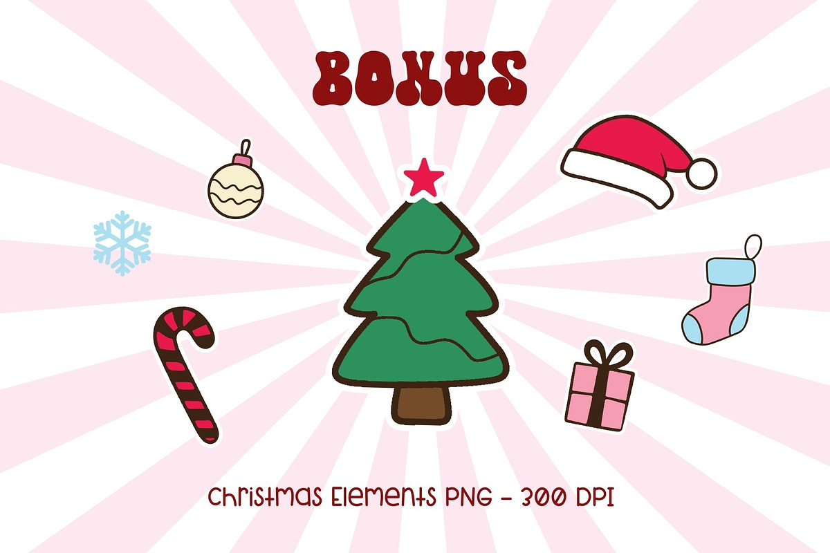 Retro Christmas - Duo Font, a Script Font by AnningArts (Photo 7 of 9)