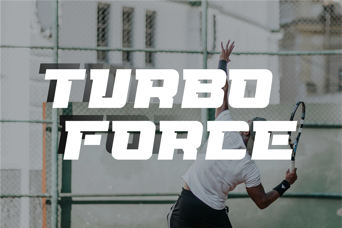 Regal - Bold Sport Display Font, a Sans Serif Font by Vroz Studio (Photo 3 of 8)