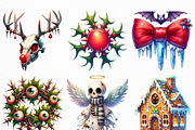 Creepy Christmas PNG, an Illustration by Craft Nest (Thumbnail 4 of 6)