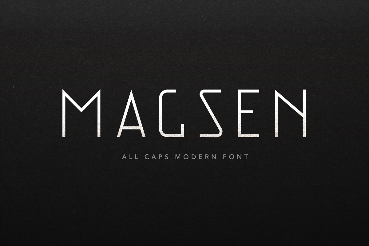 Magsen - Modern Font, a Sans Serif Font by Tammami (Photo 1 of 9)