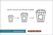 Minimal concession icons, an Outline Icon by Picture Window (Thumbnail 4 of 5)