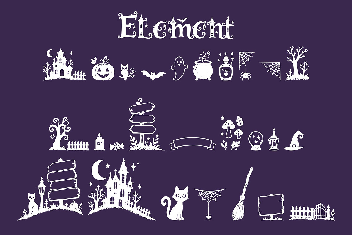Midnight Mischief, a Symbol Font by Art StoreID (Photo 7 of 16)