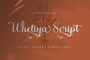 Whetiya - Love Script Font, a Script Font by StringLabs (Thumbnail 1 of 10)